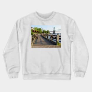 Waterfront In Wilmington, NC Crewneck Sweatshirt